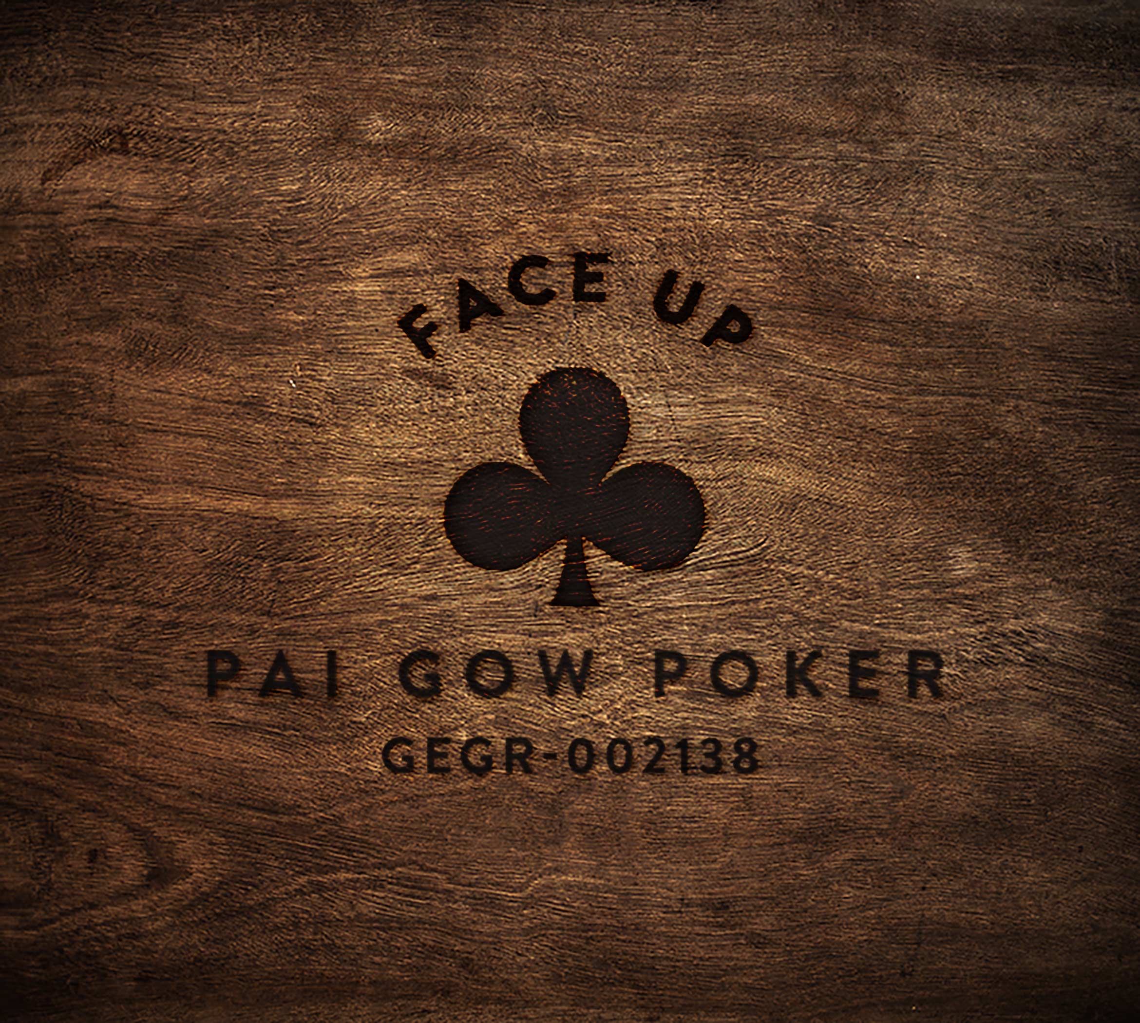 Face Up Pai Gow wood square