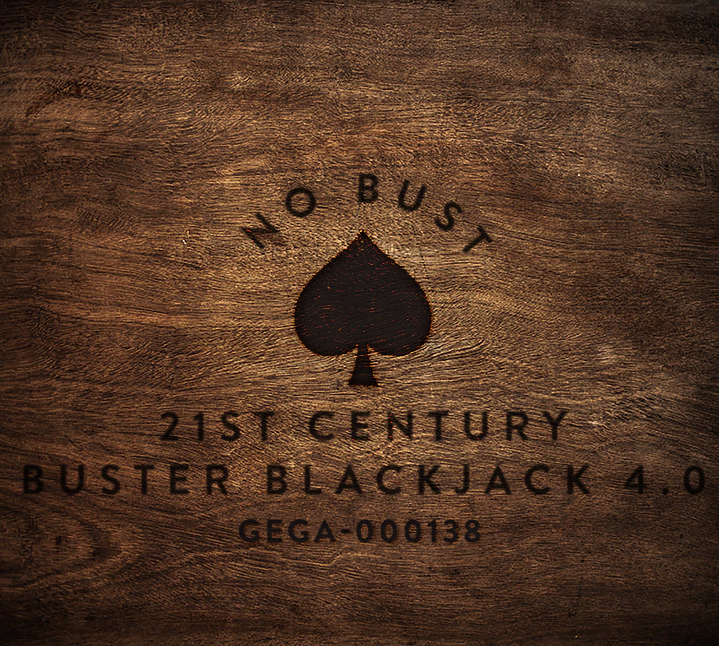 No Bust 21st Century Buster Blackjack 4.0 wood square